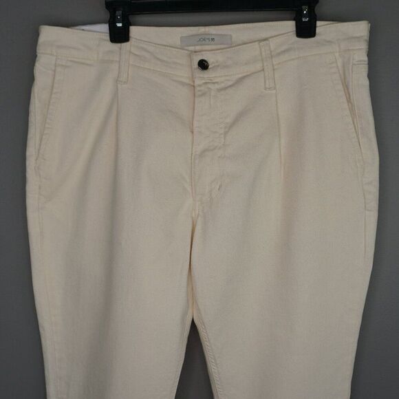 New Joe's Jeans The Diego Denim Trouser Tapered + Cropped in Ecru size 36 - Picture 5 of 16